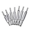 Woodworking Hole Puncher Hinge Drill Door and Window Hinge Hinge Hole Opener Set Hexagon Drill Bit Positioning Drill Bit - Image 3