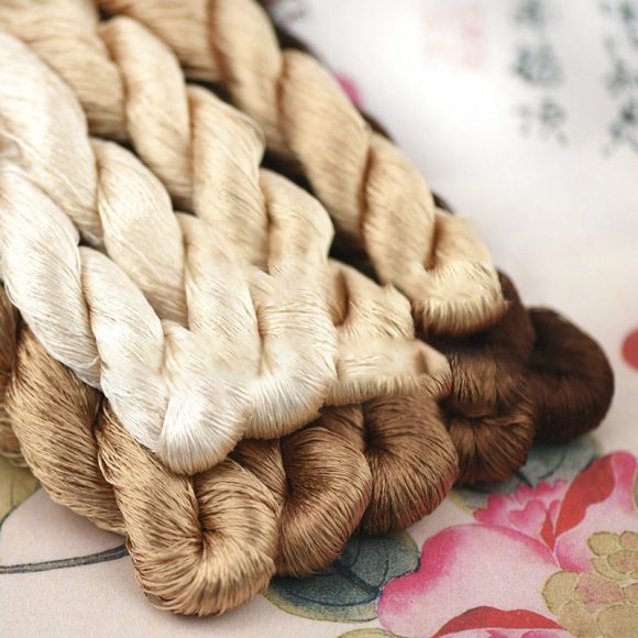 Wrapped Mulberry Silk Thread Large Branch Embroidery Thread Su Embroidery Wrapped Velvet Handmade - Image 7