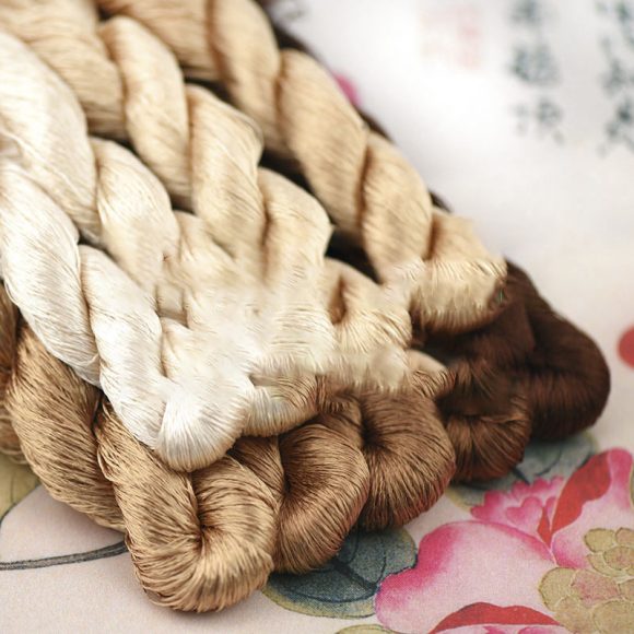 Wrapped Mulberry Silk Thread Large Branch Embroidery Thread Su Embroidery Wrapped Velvet Handmade - Image 2