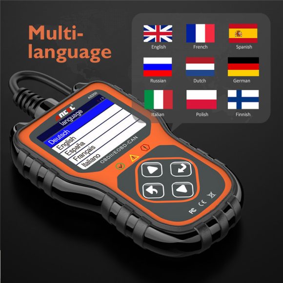 Ancel As200 Obd2 Scanner Car Diagnostic Tool Engine Test Equipment Overseas Version Multilingual - Image 3