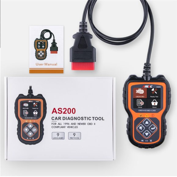 Ancel As200 Obd2 Scanner Car Diagnostic Tool Engine Test Equipment Overseas Version Multilingual - Image 6