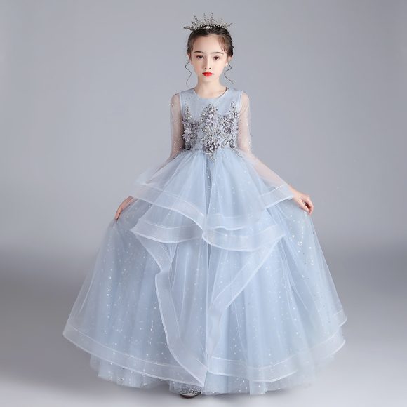 Children Dress Princess Dress Girl Girl Host Evening Dress - Image 5