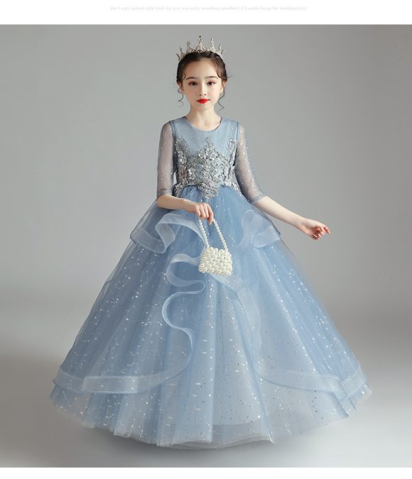 Children Dress Princess Dress Girl Girl Host Evening Dress - Image 6