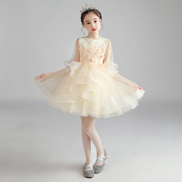 Children Dress Princess Dress Girl Girl Host Evening Dress - Image 4