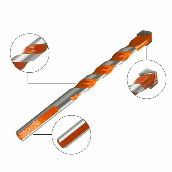 Overlord Drill Multifunctional Drilling Drill Wholesale Ceramic Tile Concrete Brick Wall Glass Triangle Drill Cemented Carbide Ceramic Drill - Image 2