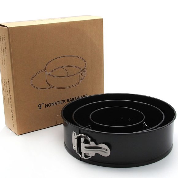 3PCS SET Non Stick Cake Tier Mold Baking Pan Tray Spring Form Round Bakeware - Image 4