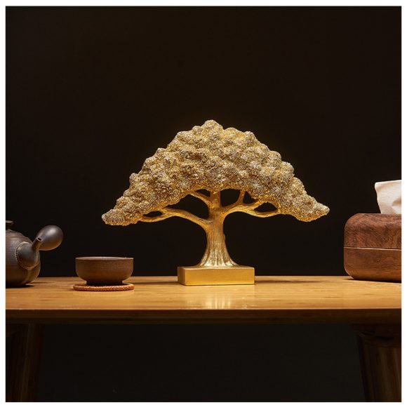 Golden Lucky Tree Decoration Store Cashier Decoration Desk Creative Decoration - Image 4