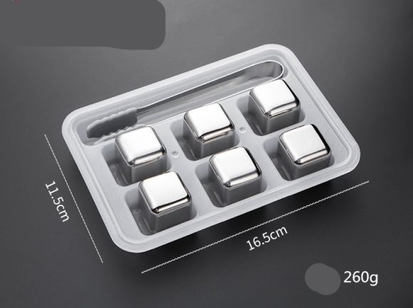 Stainless Steel  Beverage Wine Beer Whiskey Ice Wine Stone Bar Ice Cube - Image 5