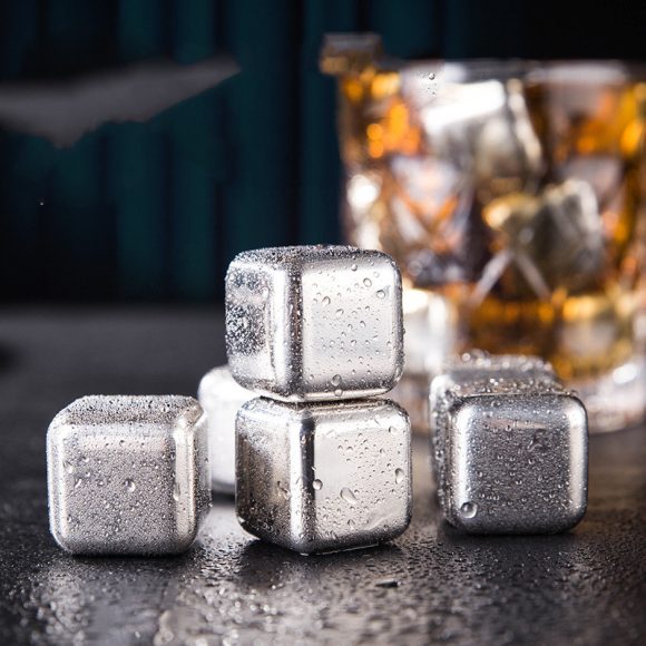 Stainless Steel  Beverage Wine Beer Whiskey Ice Wine Stone Bar Ice Cube - Image 9