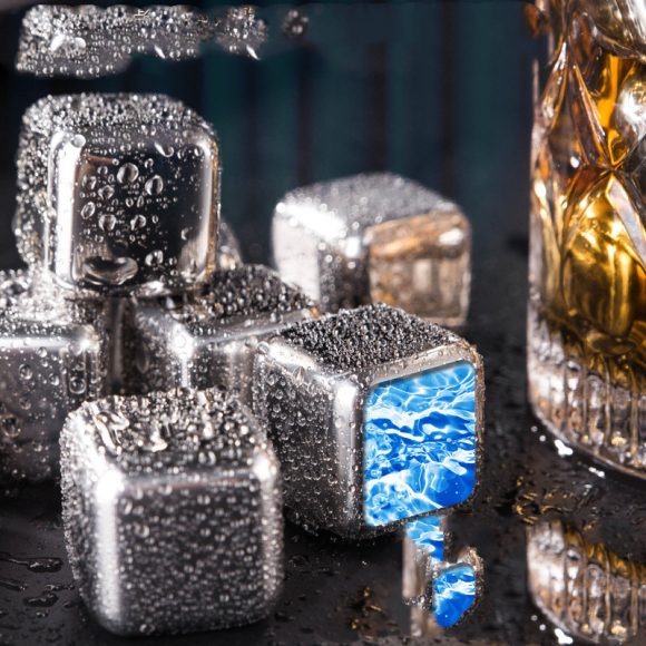 Stainless Steel  Beverage Wine Beer Whiskey Ice Wine Stone Bar Ice Cube - Image 6