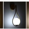 Nordic Bedroom Bedside Led Wall Lamp Golden Personality Home Lighting - Image 7