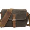 Retro Canvas Single Shoulder Camera Photo Messenger Men'S Business Men'S Chest Bag - Image 4