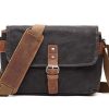 Retro Canvas Single Shoulder Camera Photo Messenger Men'S Business Men'S Chest Bag