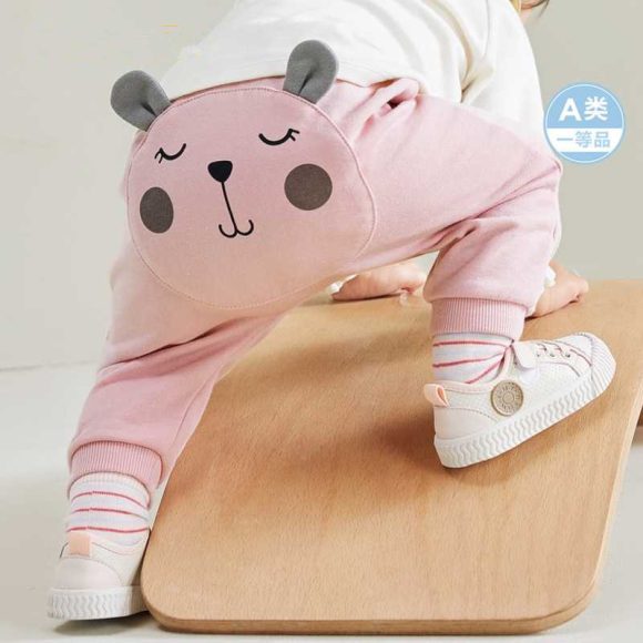 Baby Pants Baby Pp Pants Children'S Clothing Spring And Autumn Pure Cotton - Image 4