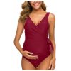 New Sexy Ladies Pregnant Women One-Piece European And American Sexy Swimwear Swimwear Wholesale - Image 3