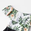 Foreign Trade Family Wear Cross-Border Nylon Printing European And American Parent-Child Swimsuits Baby Boys Girls Men'S And Women'S Clothing Yy0008 - Image 4