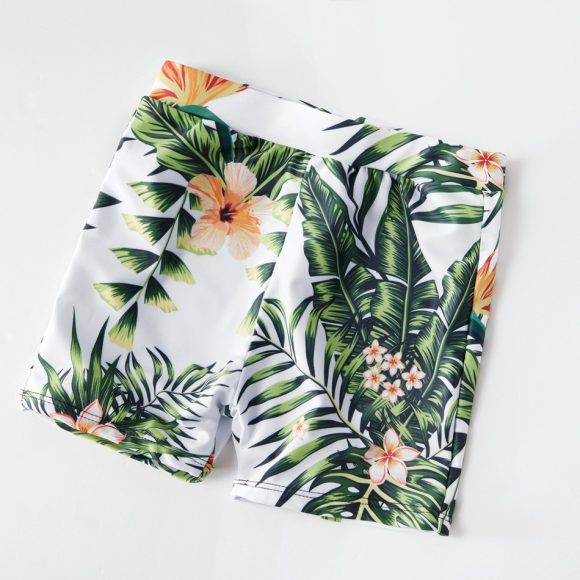 Foreign Trade Family Wear Cross-Border Nylon Printing European And American Parent-Child Swimsuits Baby Boys Girls Men'S And Women'S Clothing Yy0008 - Image 2