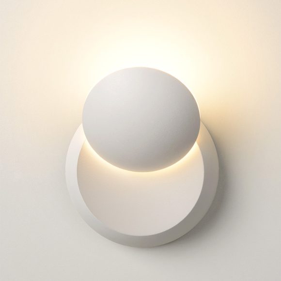 Rotating Lunar Eclipse Wall Lamp Modern Minimalist Living Room Ledl Wall Lamp Balcony Bedside Wall Lamp - Image 4