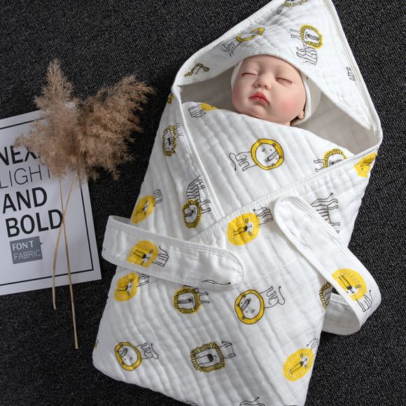Cotton Baby Blanket Baby Blanket swaddling towel - Image 8