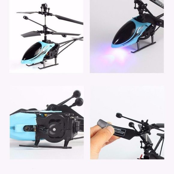 Mini Remote Control Airplane Helicopter Fall Resistant Electric Drone - Image 4