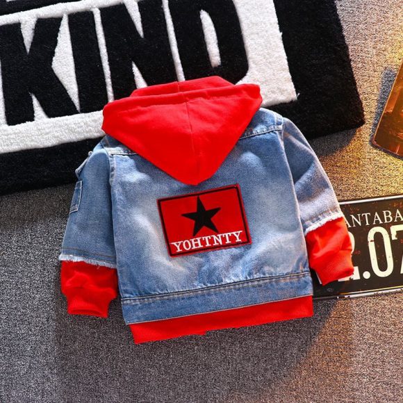 Boys Denim Jacket Spring And Autumn New Children'S Jacket Tops - Image 5