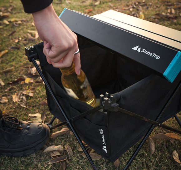 Folding Table And Chair Outdoor Portable Light Picnic Table And Chair Self Driving Outdoor Aluminum Alloy Car Camping Table - Image 6