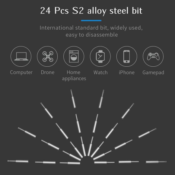 Electric Screwdriver, Rechargeable Household Electric Screwdriver, Small Mini Precision Set - Image 4