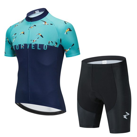 New Summer Short-Sleeved Cycling Jersey Suit Breathable Bicycle Sportswear Uniform Custom Cycling Jersey - Image 3