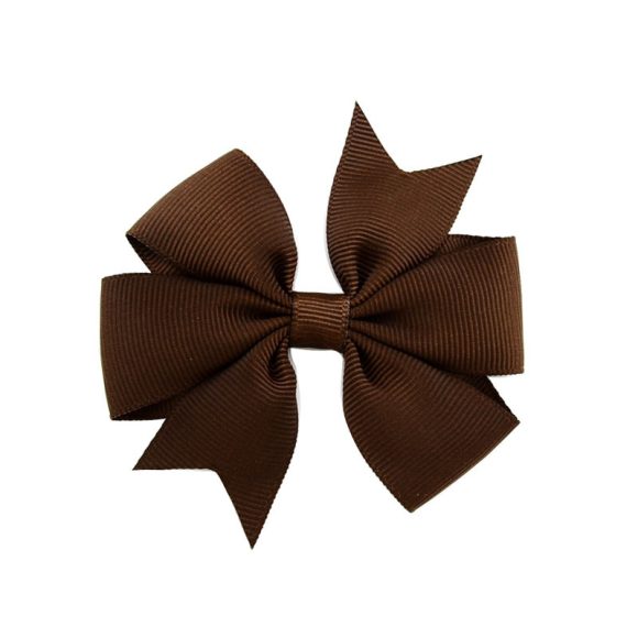 V-Shaped Ribbed Ribbon Hairpin Solid Color Bow Hairpin Children'S Headdress - Image 10