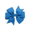 V-Shaped Ribbed Ribbon Hairpin Solid Color Bow Hairpin Children'S Headdress - Image 5
