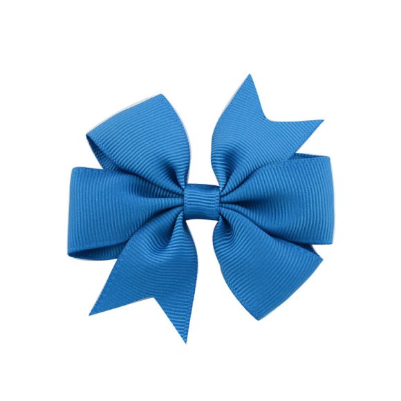 V-Shaped Ribbed Ribbon Hairpin Solid Color Bow Hairpin Children'S Headdress - Image 5