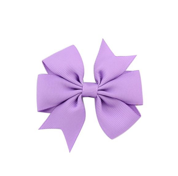 V-Shaped Ribbed Ribbon Hairpin Solid Color Bow Hairpin Children'S Headdress - Image 9