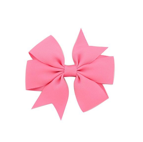 V-Shaped Ribbed Ribbon Hairpin Solid Color Bow Hairpin Children'S Headdress - Image 8