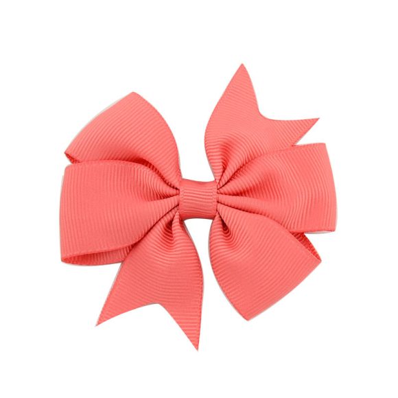 V-Shaped Ribbed Ribbon Hairpin Solid Color Bow Hairpin Children'S Headdress - Image 3