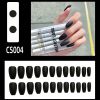 Fake Nails Wear Nails Autumn And Winter Frosted Personality Waterproof Ballet Nails - Image 4