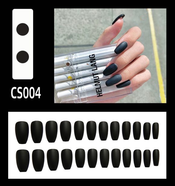 Fake Nails Wear Nails Autumn And Winter Frosted Personality Waterproof Ballet Nails - Image 4