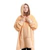 Hooded Pullover Sweater Women's Fall Winter Cold Protection And Warm Pajamas TV Blanket - Image 10