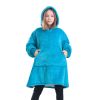 Hooded Pullover Sweater Women's Fall Winter Cold Protection And Warm Pajamas TV Blanket - Image 8