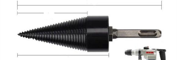 Wood Splitting Artifact, Wood Splitting Machine, Drill Bit, Small Electric Hammer, Percussion Drill, Breaking Firewood, Split Cone, Wood Household And Rural - Image 7