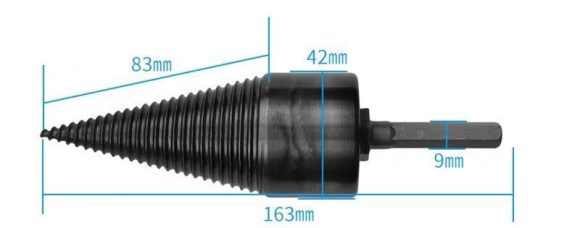 Wood Splitting Artifact, Wood Splitting Machine, Drill Bit, Small Electric Hammer, Percussion Drill, Breaking Firewood, Split Cone, Wood Household And Rural - Image 5