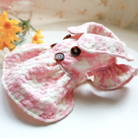 Dog Transformation Dress New Cat Apparel Pet Apparel Warm Princess Fragrant Wind Doll Collar Skirt Plaid Retro - Image 5