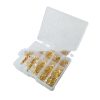 Boxed Fish Hook 100 Pieces Of Tube With Ise Ni 3-12 Barbed Hook, Holed Gold And Black Small Accessories - Image 2