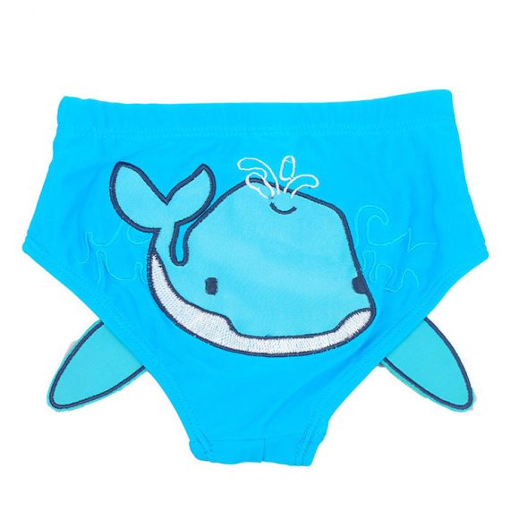 Baby Swimming Trunks Cute Embroidered Double Deck 1-3 Year Old Boys And Girls Learn Swimming Briefs Bathing Suit - Image 3