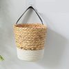 Seaweed Woven Storage Basket Wall Hanging Basket Storage Rack
