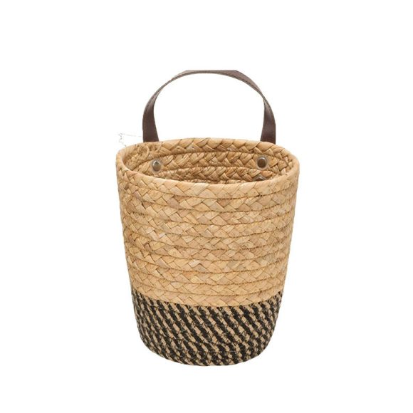 Seaweed Woven Storage Basket Wall Hanging Basket Storage Rack - Image 5