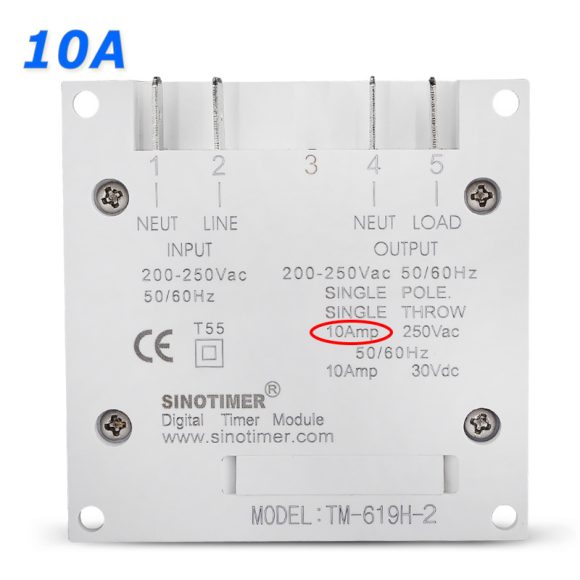 TM-619H-2 30A 230V AC 7 Days Weekly Programmable Time - Image 4