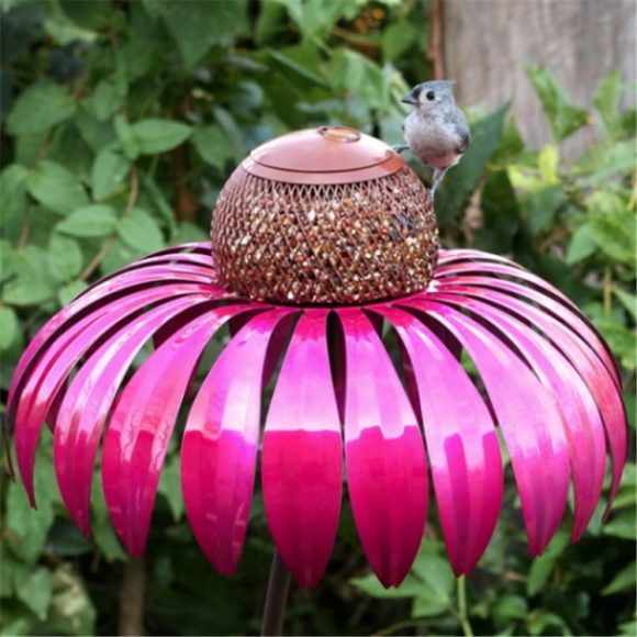 Garden Petal Shape Bird Feeder - Image 3
