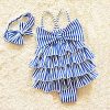 Navy Style Infant Baby Swim One-piece Swimsuit - Image 5