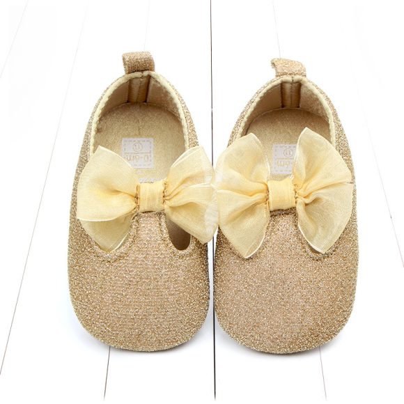Shiny Ribbon Bow Female Baby Shoes Baby Shoes Toddler Shoes - Image 9