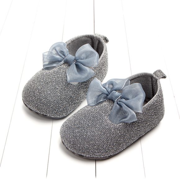 Shiny Ribbon Bow Female Baby Shoes Baby Shoes Toddler Shoes - Image 4